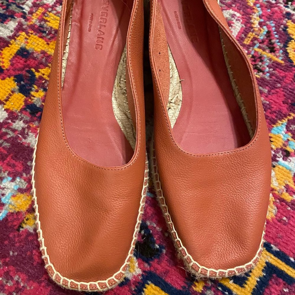 Everlane The Espadrille Burnt Sienna Flats 9.5 M